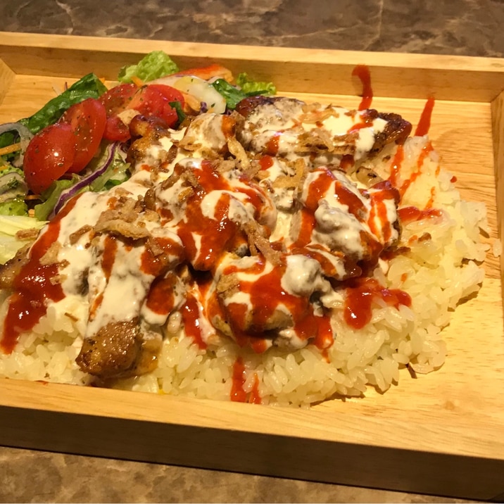 簡単おいしい!オーバーチキンライス